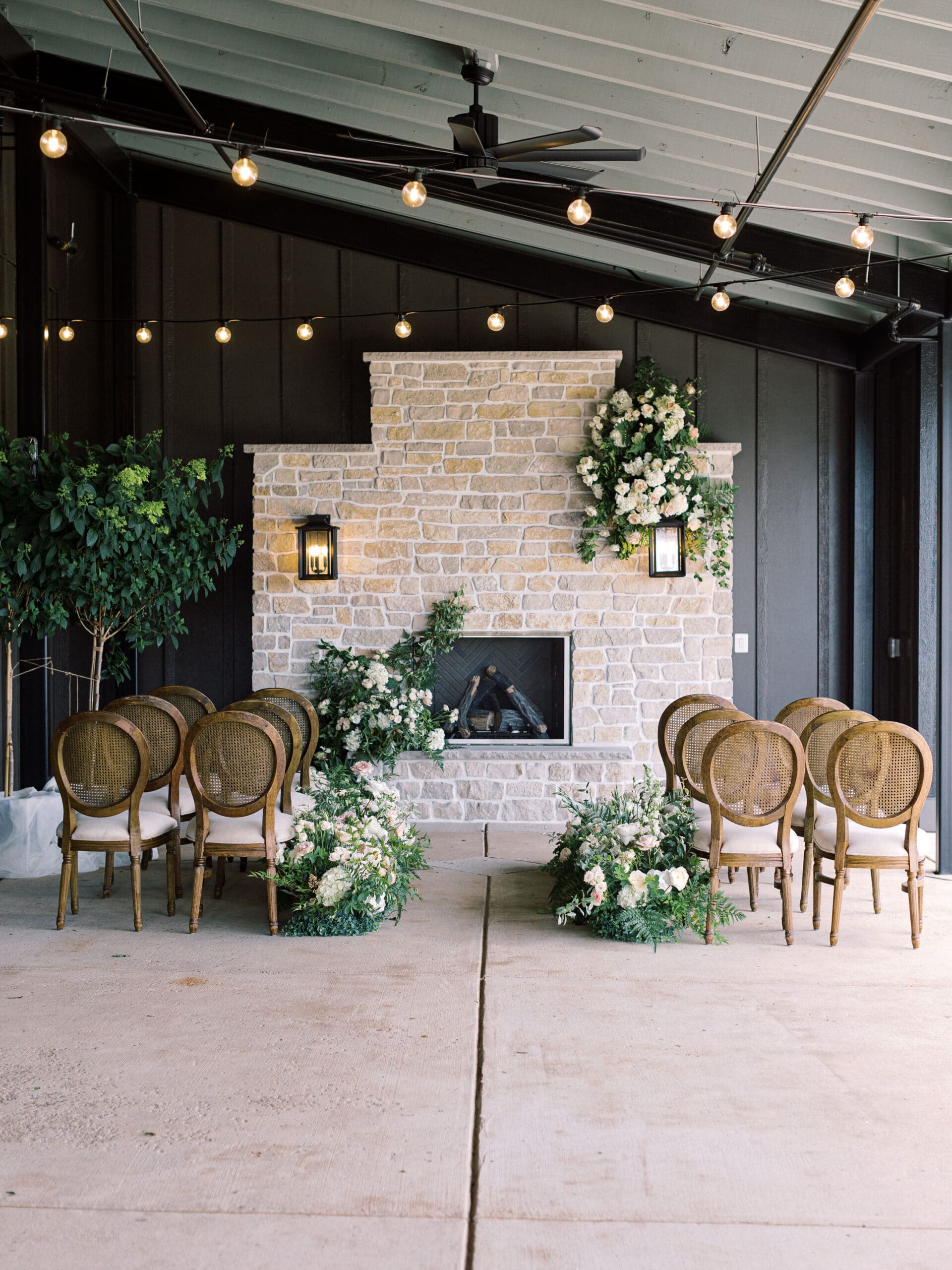 Get married by the fireplace or just hang out afterwards with your guests